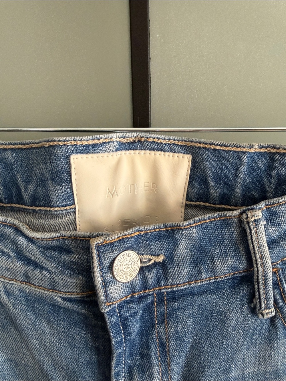 MOTHER Superior The Hustler Roller Frey wide leg Jeans - Picture 2 of 8